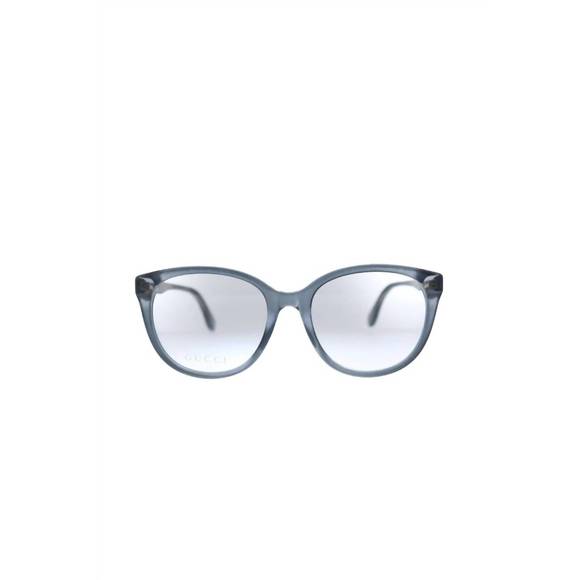 NEW GUCCI rectangle acetate eyeglasses in grey - Picture 2 of 3